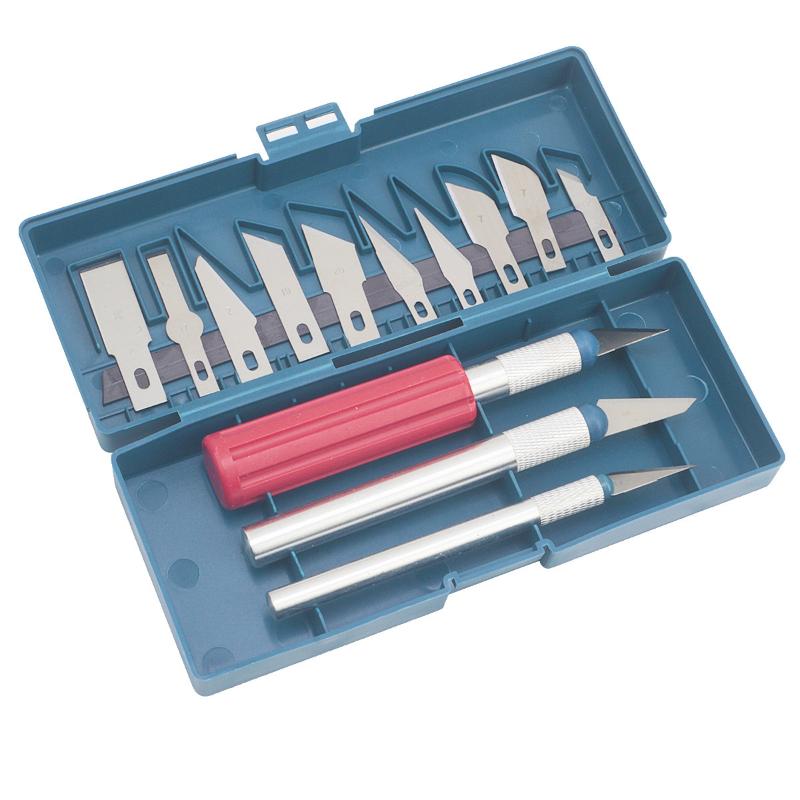 Craft Knife Set - Ensemble de 13 couteaux multifonctions pour