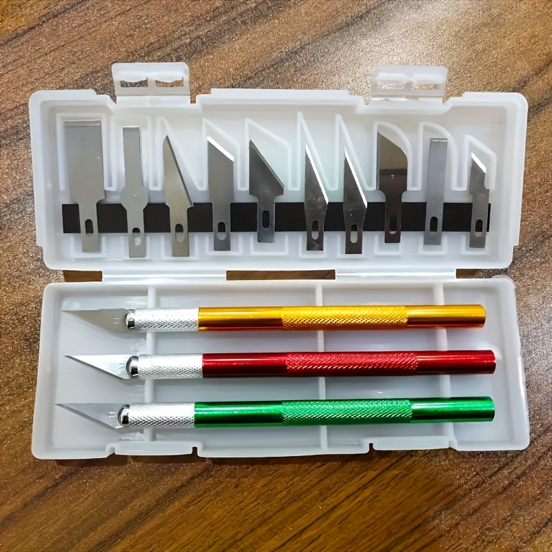 Craft Knife Set - Ensemble de 13 couteaux de gravure