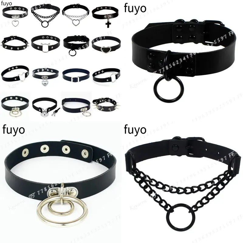 Collier ras du cou en cuir sex - Magnetic Clasp Cosplay avis et prix