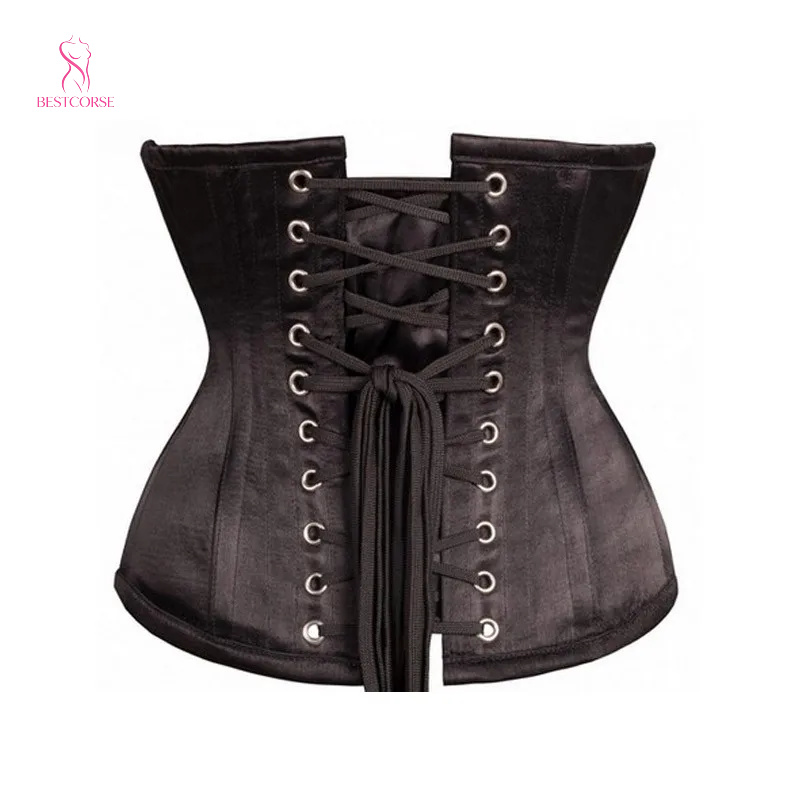 Corset gothique noir XXS à cou - Boning Corset Steel avis et prix