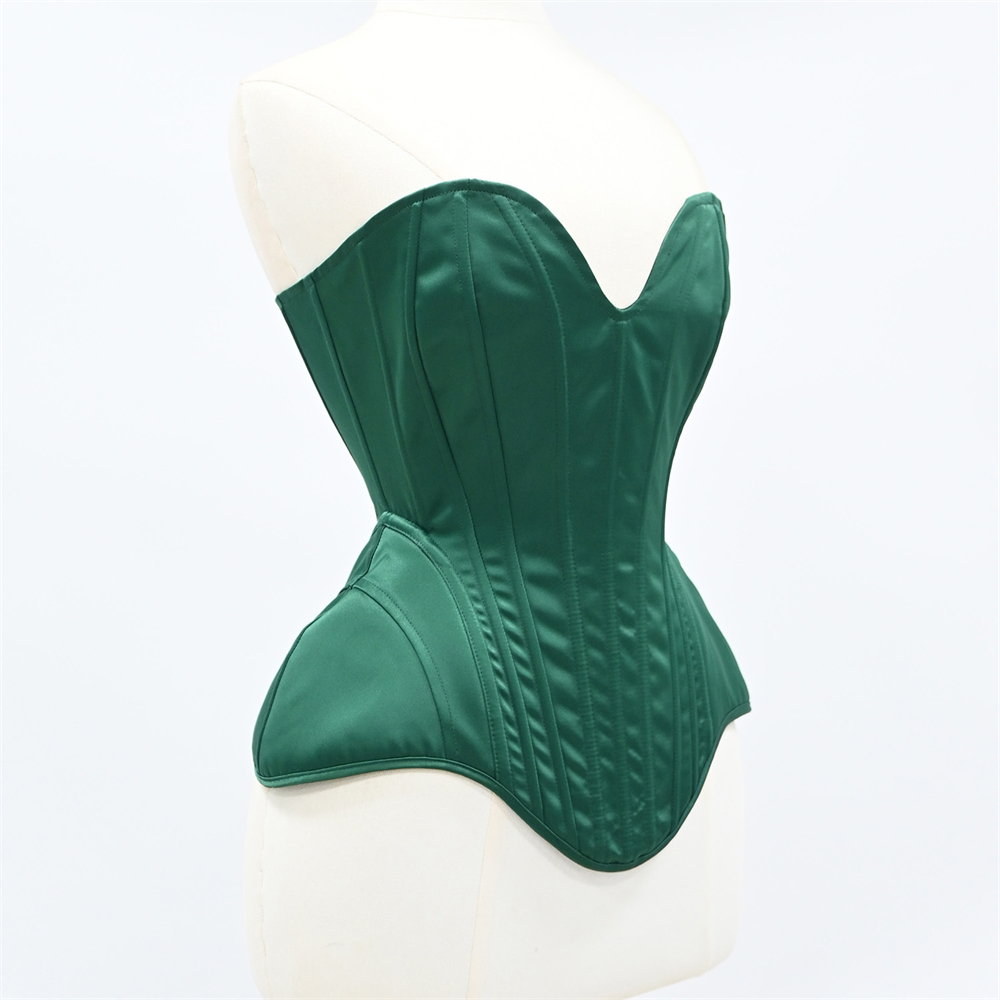 Corset Overbust Rétro en Satin - Boning Corset Steel avis et prix